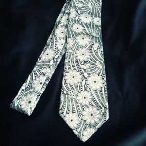 Ted Baker of London Black and Silver Tie
